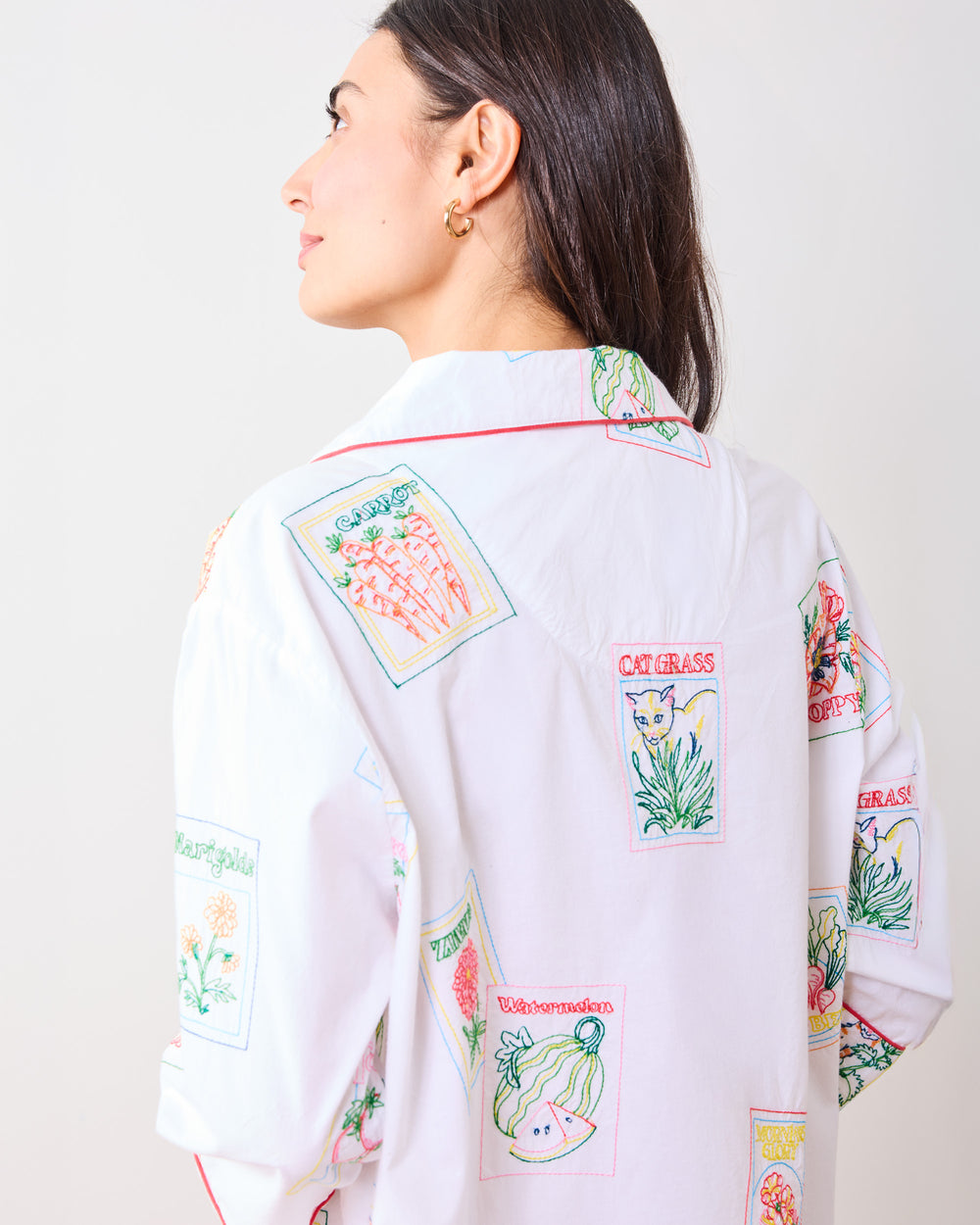 Seed Packets - Sleep Shirt - Cloud - Printfresh
