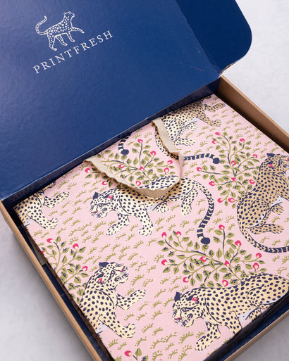 Bagheera - Handmade Gift Bag - Blush - Printfresh