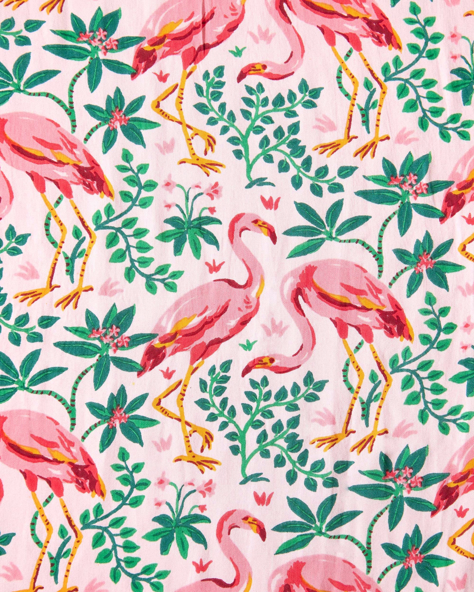 Flock of Flamingos - Eco Satin Wildest Dreams Set - Rose - Printfresh